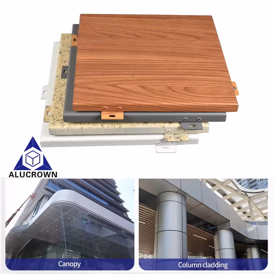 Metal Solid Aluminum Single Decoration Panel for Curtain Wall Decoration Material