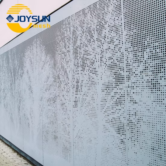 Aluminum Stainless Steel Brass Laser Cut CNC Router Wall Cladding Perforated Sheet Screen Panel for Hotel/Cafe/Office Partition Divider