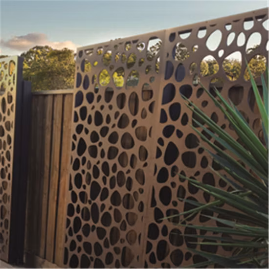 Factory Manufacture Home Laser Cut Screen Fence /Garden Laser Cut Screen Fencing/ Laser Cut Screen Railing, Security Laser Cut Screen Fence